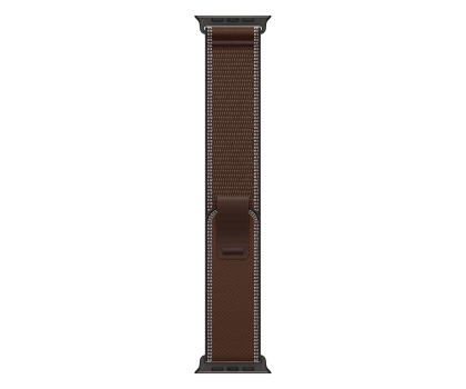 Pasek i akcesoria do zegarków Apple 49mm Dark Umber Trail Loop - M/L - Black Titanium Finish
